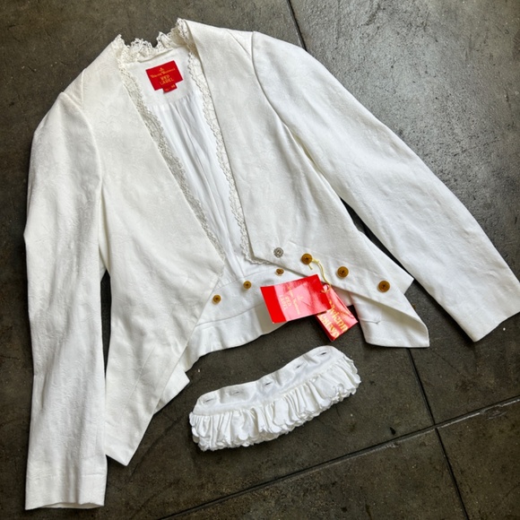 Vivienne Westwood 1,340$ Red Label New w/ Tags Beautiful Embellished Jacket - Picture 5 of 16